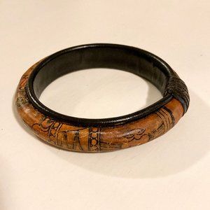 Vintage Printed African Bracelet